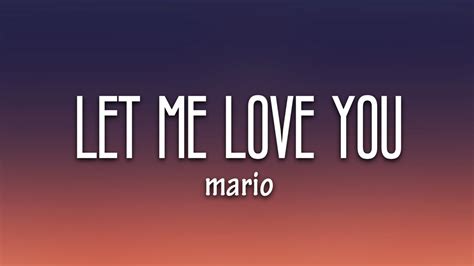 song let me love you lyrics|let me love you lyrics mario.